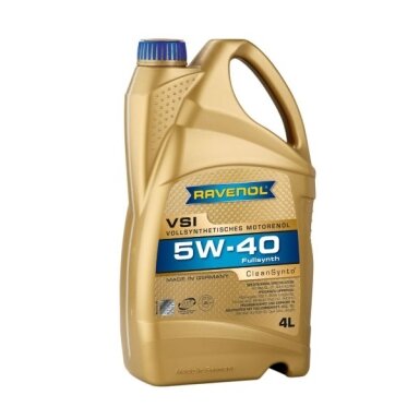 Variklio alyva Ravenol VSI SAE 5W40, 4L