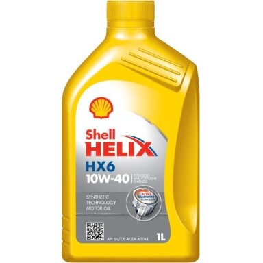 Variklio alyva Shell Helix HX6 10W40, 1L