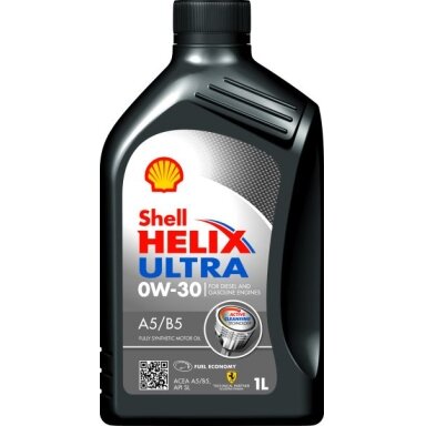Variklio alyva Shell Helix Ultra  A5/B5 0W30, 1L