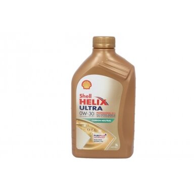 Variklio alyva Shell Helix Ultra  AJ-L 0W30, 1L