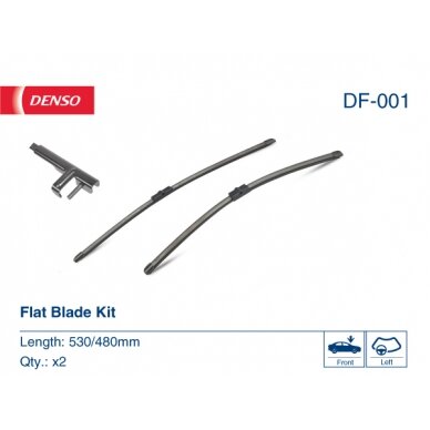 Valytuvai Denso FlatBlades 530/480mm Valytuvai Denso FlatBlades 530/480mm