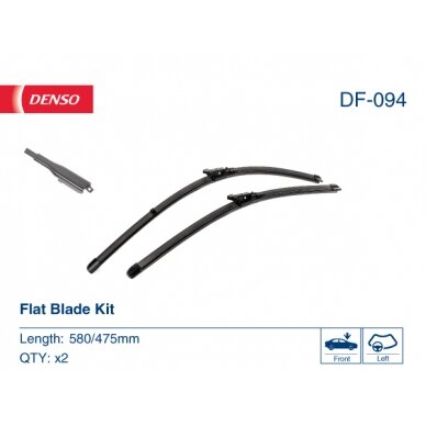 Valytuvai Denso FlatBlades 580/475mm Valytuvai Denso FlatBlades 580/475mm