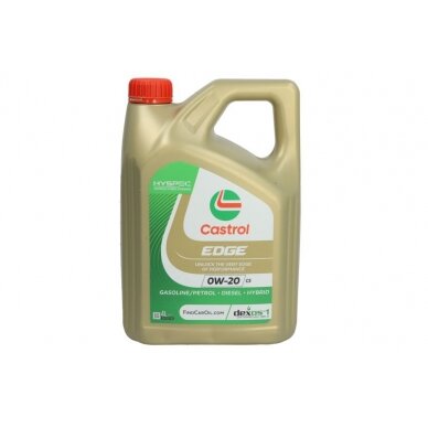 Variklinė alyva Castrol Edge 0W20 C5, 4L Variklinė alyva Castrol Edge 0W20 C5, 4L