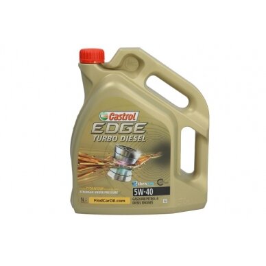 Variklinė alyva Castrol Edge 5W40 TD, 5L Variklinė alyva Castrol Edge 5W40 TD, 5L