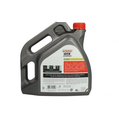 Variklinė alyva Castrol GTX 10W40 A/B, 4L 1