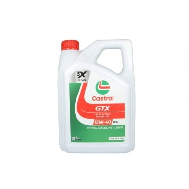 Variklinė alyva Castrol GTX 15W40, 4L