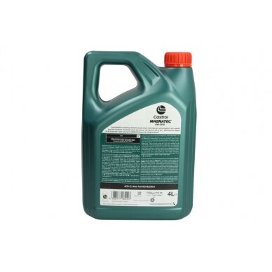 Variklinė alyva Castrol Magnatec 0W30 D, 4L 1