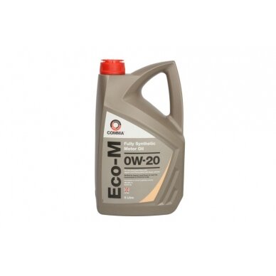 Variklio alyva Comma ECO-M 0W20, 5L Variklio alyva Comma ECO-M 0W20, 5L