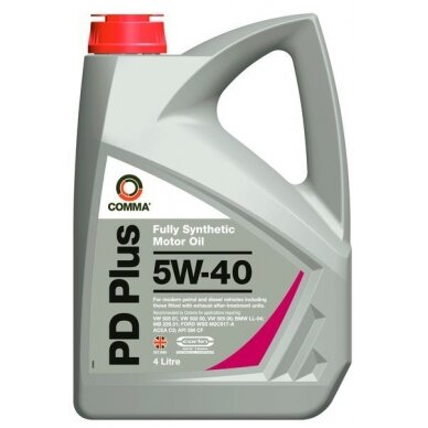 Variklio alyva Comma PD PLUS 5W40 , 4L Variklio alyva Comma PD PLUS 5W40 , 4L