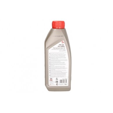Variklio alyva Comma PRO-NRG 0W20, 1L 1 Variklio alyva Comma PRO-NRG 0W20, 1L 1