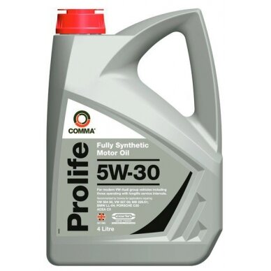 Variklio alyva Comma PROLIFE 5W30, 4L Variklio alyva Comma PROLIFE 5W30, 4L