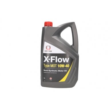 Variklio alyva Comma X-FLOW MOT 10W40, 5L Variklio alyva Comma X-FLOW MOT 10W40, 5L