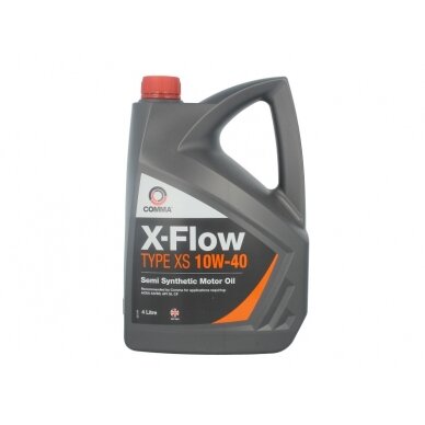 Variklio alyva Comma X-FLOW XS 10W40 SEMI., 4L Variklio alyva Comma X-FLOW XS 10W40 SEMI., 4L