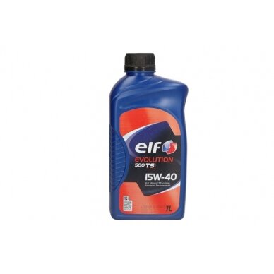 Variklio alyva ELF Evolution 500 TS 15W40, 1L Variklio alyva ELF Evolution 500 TS 15W40, 1L