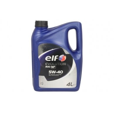 Variklio alyva ELF Evolution 900 NF 5W40, 4L Variklio alyva ELF Evolution 900 NF 5W40, 4L