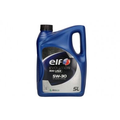 Variklio alyva ELF Evolution 900 USX 5W30, 5L Variklio alyva ELF Evolution 900 USX 5W30, 5L