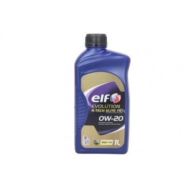 Variklio alyva ELF Evolution R-TECH ELITE 0W20, 1L Variklio alyva ELF Evolution R-TECH ELITE 0W20, 1L