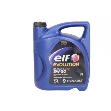 Variklio alyva ELF Evolution R-TECH ELITE 5W30, 5L Variklio alyva ELF Evolution R-TECH ELITE 5W30, 5L