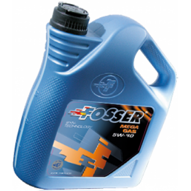 Variklio alyva Fosser Mega Gas 5W-40, 5l Variklio alyva Fosser Mega Gas 5W-40, 5l