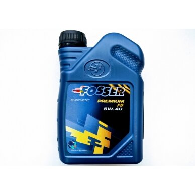 Variklio alyva Fosser Premium PD 5W-40, 1l Variklio alyva Fosser Premium PD 5W-40, 1l