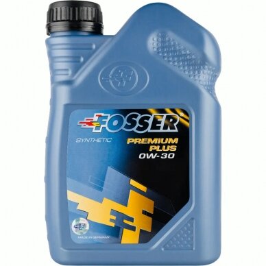 Variklio alyva Fosser Premium Plus 0W-30, 1l Variklio alyva Fosser Premium Plus 0W-30, 1l