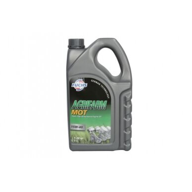 Variklio alyva Fuchs Agrifarm MOT 15W40, 5L Variklio alyva Fuchs Agrifarm MOT 15W40, 5L