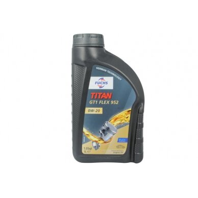 Variklio alyva Fuchs Titan GT1 F.952 0W20, 1L Variklio alyva Fuchs Titan GT1 F.952 0W20, 1L