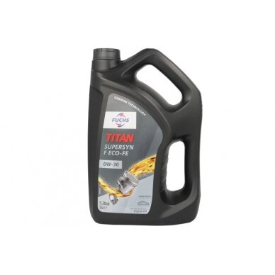 Variklio alyva Fuchs Titan SUP.F ECOFE 0W30, 5L Variklio alyva Fuchs Titan SUP.F ECOFE 0W30, 5L