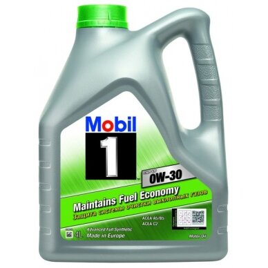 Variklio alyva Mobil 1 ESP 0W30 LV, 4L Variklio alyva Mobil 1 ESP 0W30 LV, 4L