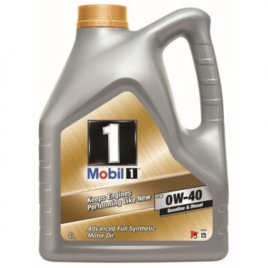 Variklio alyva Mobil 1 FS 0W40, 4L Variklio alyva Mobil 1 FS 0W40, 4L