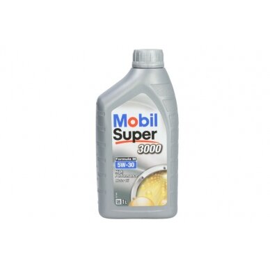Variklio alyva Mobil Super 3000 F-M 5W30, 1L Variklio alyva Mobil Super 3000 F-M 5W30, 1L