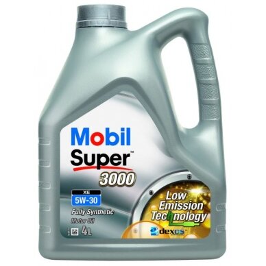 Variklio alyva Mobil Super 3000 XE 5W30, 4L Variklio alyva Mobil Super 3000 XE 5W30, 4L