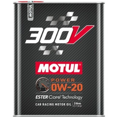 Variklio alyva Motul 300V 0W20, 2L Variklio alyva Motul 300V 0W20, 2L