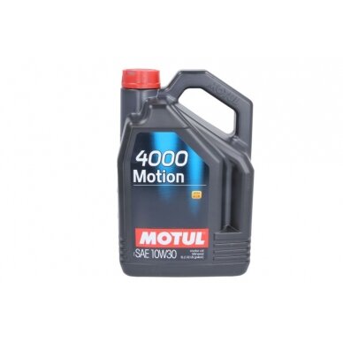 Variklio alyva Motul 4000 MOTION 10W30, 5L Variklio alyva Motul 4000 MOTION 10W30, 5L