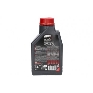 Variklio alyva Motul 4100 SYN-NER S 10W40, 1L 1 Variklio alyva Motul 4100 SYN-NER S 10W40, 1L 1