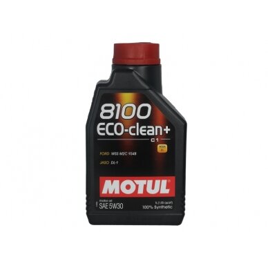 Variklio alyva Motul 8100 ECO-CLEAN+ 5W30, 1L Variklio alyva Motul 8100 ECO-CLEAN+ 5W30, 1L
