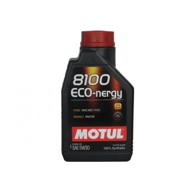 Variklio alyva Motul 8100 ECO-NERGY 5W30, 1L Variklio alyva Motul 8100 ECO-NERGY 5W30, 1L