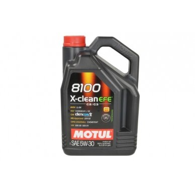 Variklio alyva Motul 8100 X-CLEAN EFE 5W30, 5L Variklio alyva Motul 8100 X-CLEAN EFE 5W30, 5L