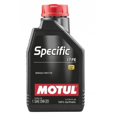 Variklio alyva Motul Specific 17 FE 0W20, 1L Variklio alyva Motul Specific 17 FE 0W20, 1L