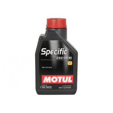 Variklio alyva Motul Specific 2312 0W30, 1L Variklio alyva Motul Specific 2312 0W30, 1L