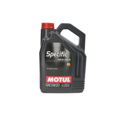 Variklio alyva Motul Specific 508/509 0W20, 5L Variklio alyva Motul Specific 508/509 0W20, 5L