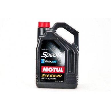 Variklio alyva Motul Specific DEXOS2 5W30, 5L Variklio alyva Motul Specific DEXOS2 5W30, 5L