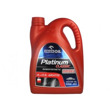 Variklio alyva Orlen Platinum Classic DIESEL SEM 10W40, 4,5L Variklio alyva Orlen Platinum Classic DIESEL SEM 10W40, 4,5L