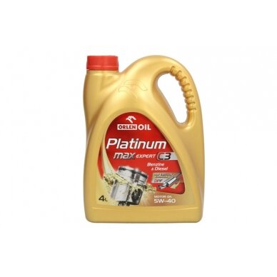 Variklio alyva Orlen Platinum Max Expert C3 5W40, 4L Variklio alyva Orlen Platinum Max Expert C3 5W40, 4L