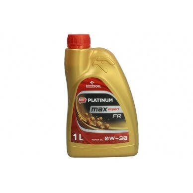 Variklio alyva Orlen Platinum Max Expert FR 0W30, 1L Variklio alyva Orlen Platinum Max Expert FR 0W30, 1L