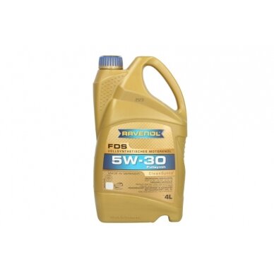 Variklio alyva Ravenol FDS SAE 5W30, 4L Variklio alyva Ravenol FDS SAE 5W30, 4L