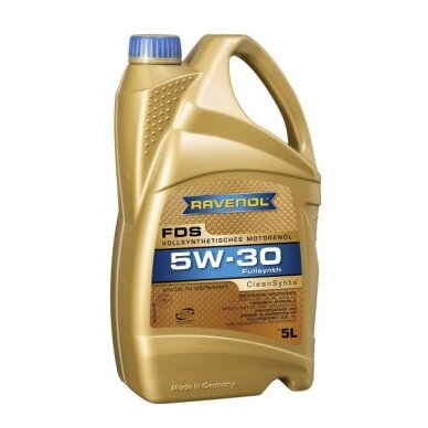 Variklio alyva Ravenol FDS SAE 5W30, 5L Variklio alyva Ravenol FDS SAE 5W30, 5L