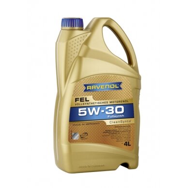 Variklio alyva Ravenol FEL SAE 5W30, 4L Variklio alyva Ravenol FEL SAE 5W30, 4L