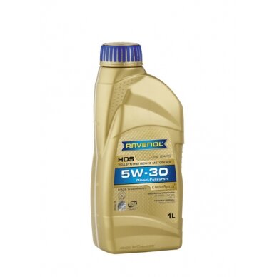 Variklio alyva Ravenol HDS SAE 5W30, 1L Variklio alyva Ravenol HDS SAE 5W30, 1L