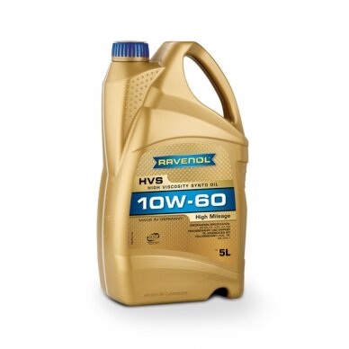 Variklio alyva Ravenol HVS SAE 10W60, 5L Variklio alyva Ravenol HVS SAE 10W60, 5L
